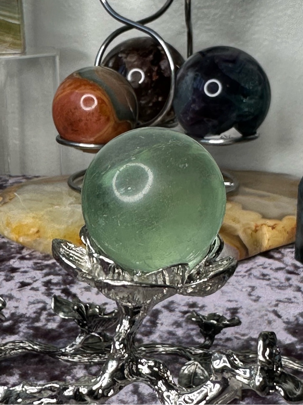 Mini Fluorite Sphere - MFS333